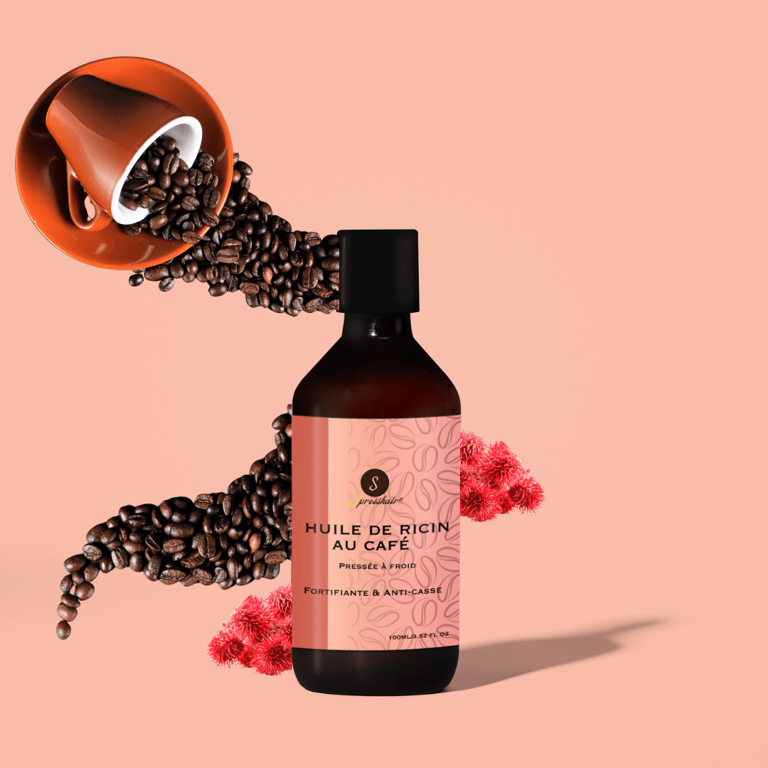 Huile de Ricin au Café anti-casse - 100ml